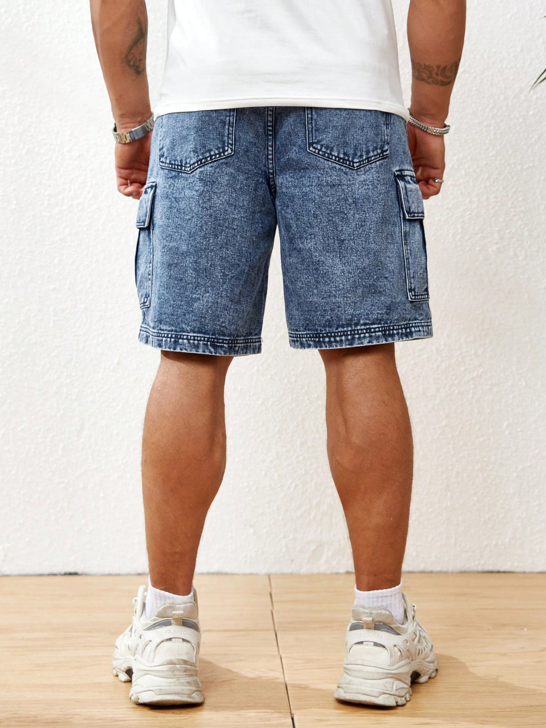 Hombres, Ropa de hombre, Mezclilla para hombre, Shorts mezclilla hombre, 29219388, Azul