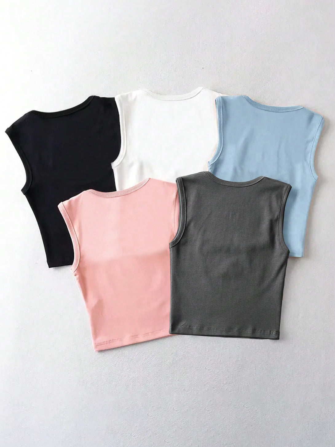 Ropa de Mujer, Tops & Blusas & Camisetas de Mujer, Camisetas & Tops de Tirantes de Mujer, 28442628, Multicolor