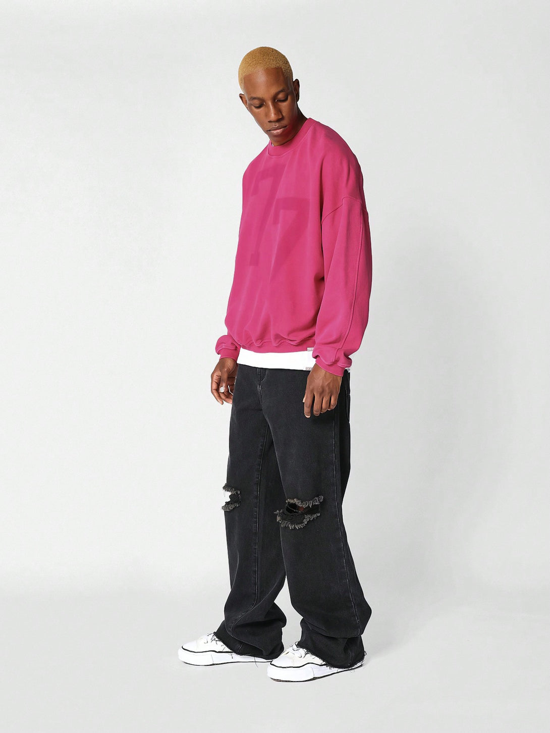 Hombres, Ropa de hombre, Capuchas & Sudaderas para hombres, Sudaderas para hombre, 29433811, Rosa Fucsia