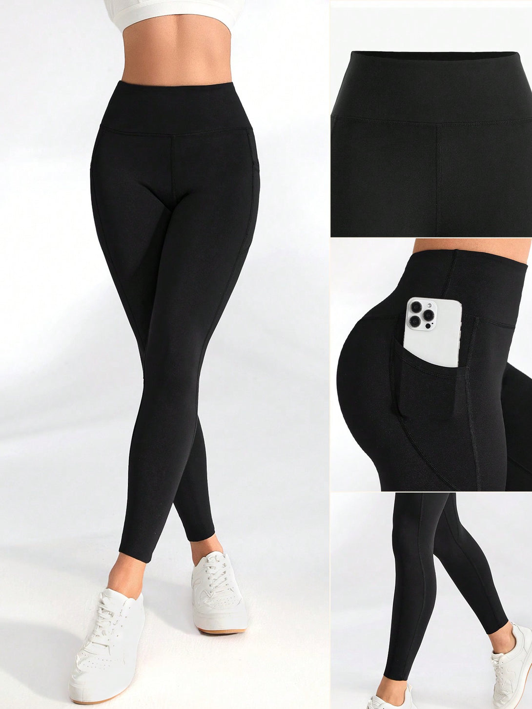 Deportes & Exteriores, Ropa deportiva Mujer, Pantalones deportivos Mujer, Leggings deportivos Mujer, LOOKBOOK DE EQUIPOS Activewear, Negro