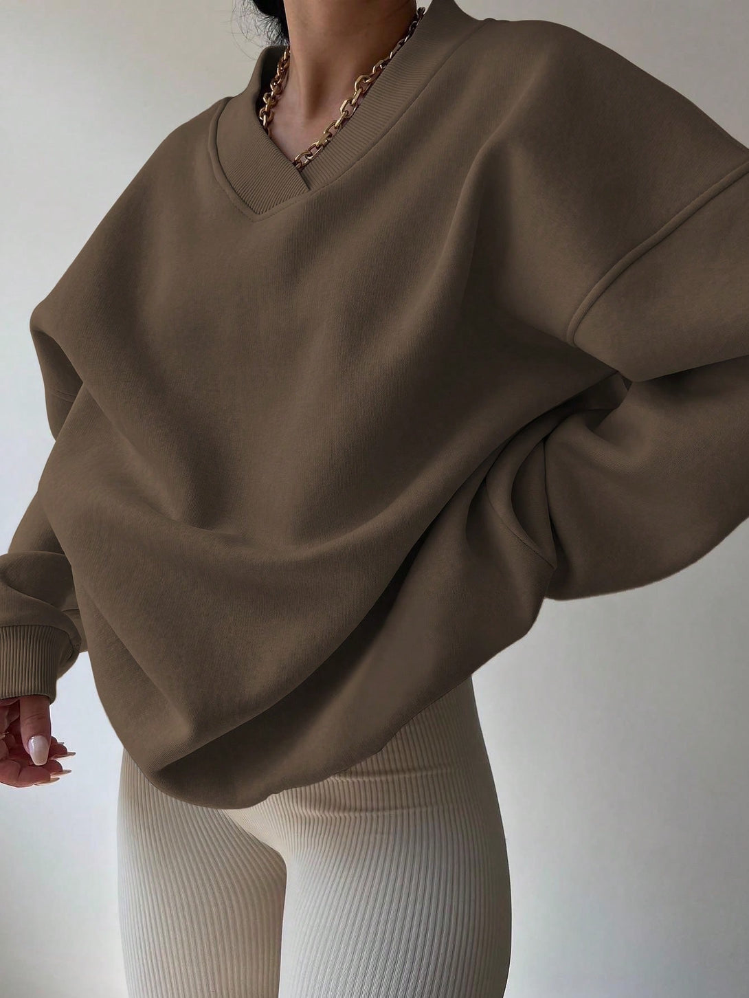 Ropa de Mujer, Ropa de Mujer, Sudaderas de Mujer, Café integral