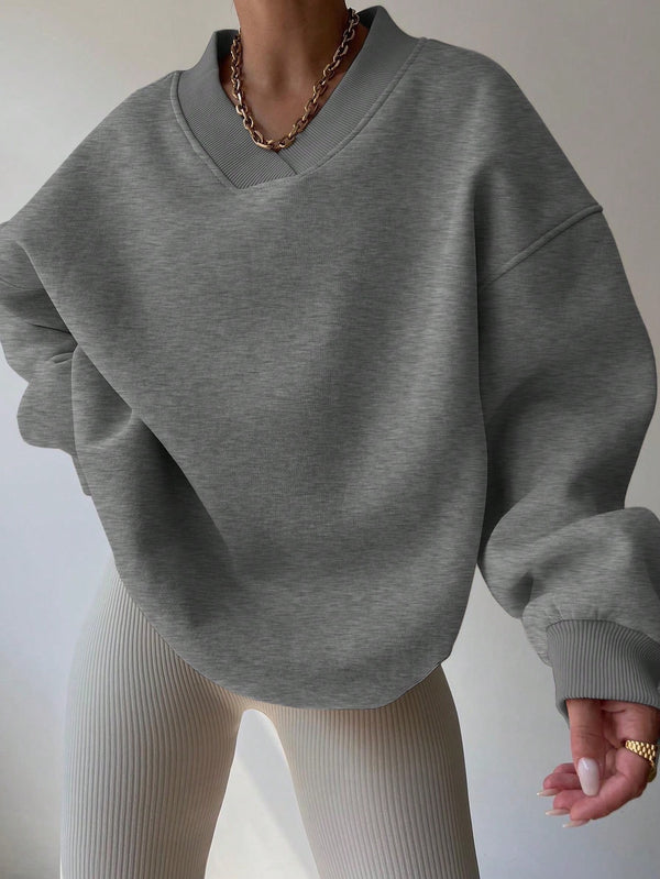 Ropa de Mujer, Ropa de Mujer, Sudaderas de Mujer, Gris Oscuro