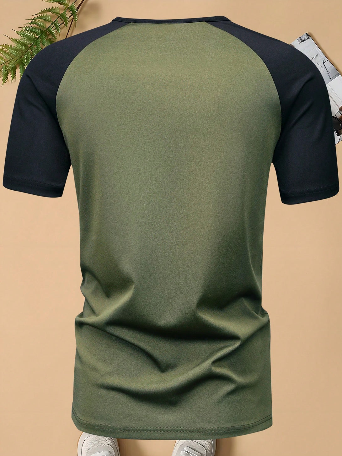 Hombres, Ropa de hombre, Tops para Hombre, Camisetas de hombre, 29710028, Verde militar