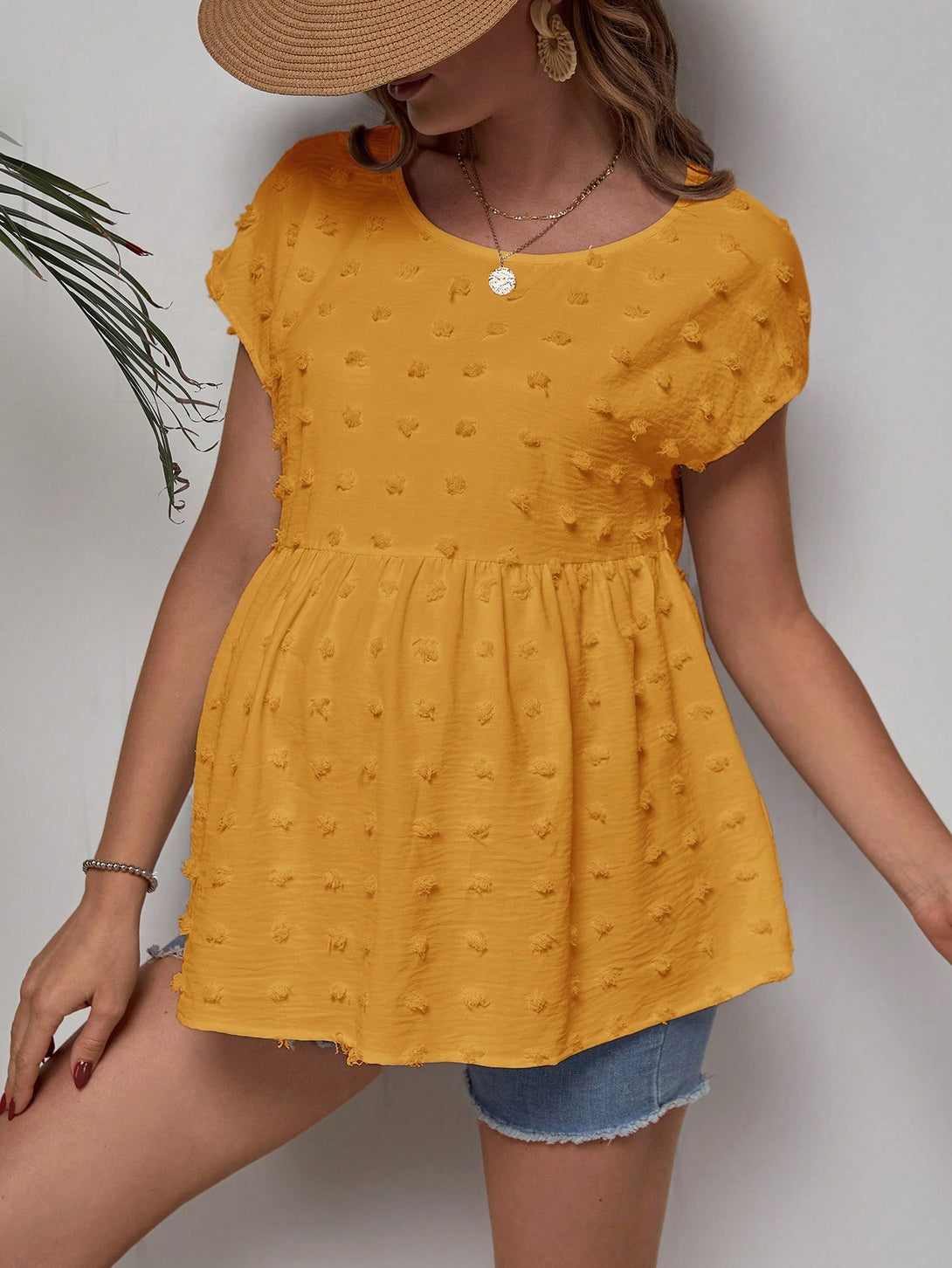 Ropa de Mujer, Ropa Premamá, Tops Premamá, Camisas premamá, Amarillo