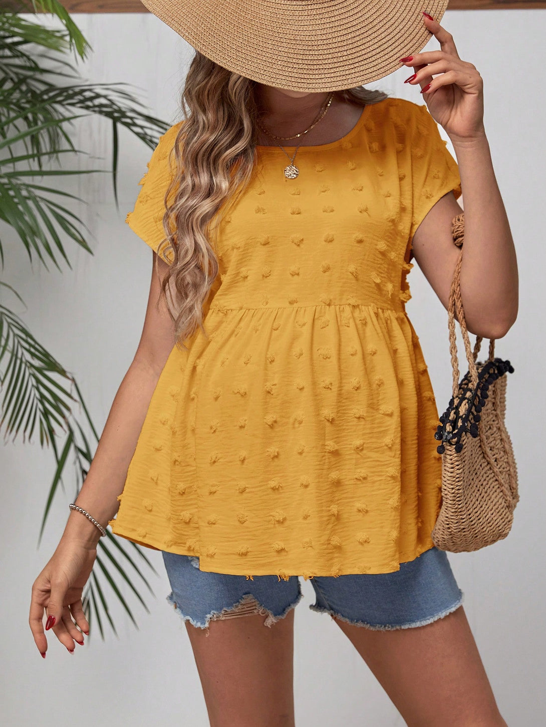 Ropa de Mujer, Ropa Premamá, Tops Premamá, Camisas premamá, Amarillo