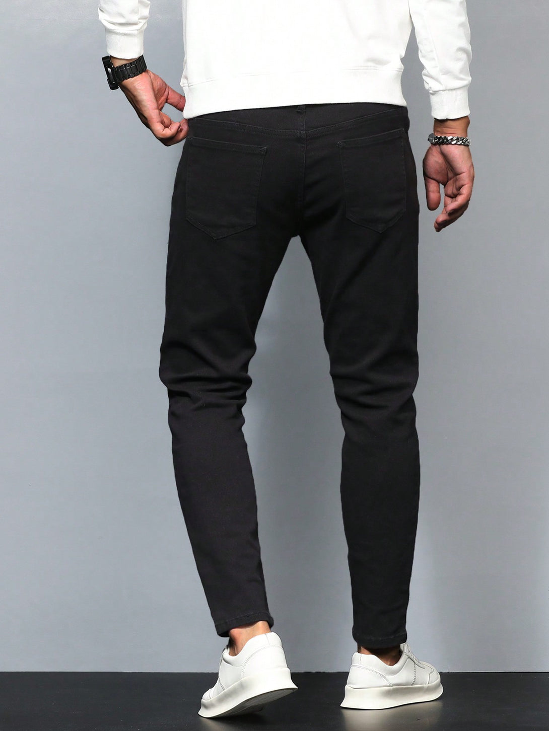 Hombres, Ropa de hombre, Mezclilla para hombre, Jeans para hombre, OUTFITS LOOKBOOK, 28782864, Negro