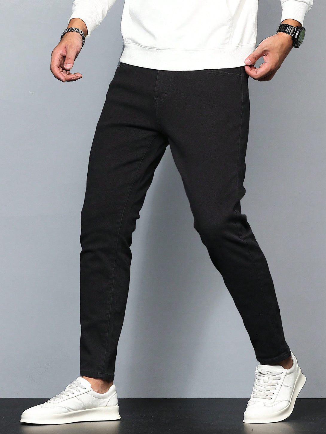 Hombres, Ropa de hombre, Mezclilla para hombre, Jeans para hombre, OUTFITS LOOKBOOK, 28782864, Negro