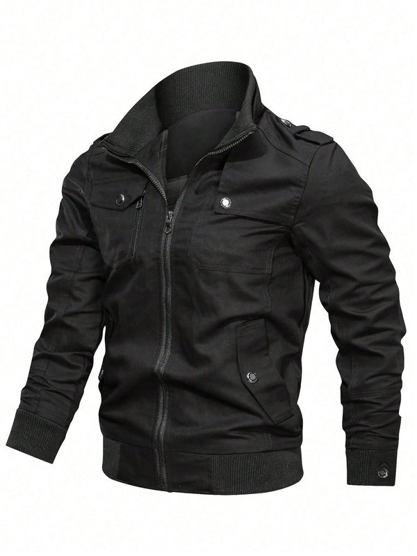 Hombres, Ropa de hombre, Chaquetas & Abrigos para Hombre, 25552750, Negro