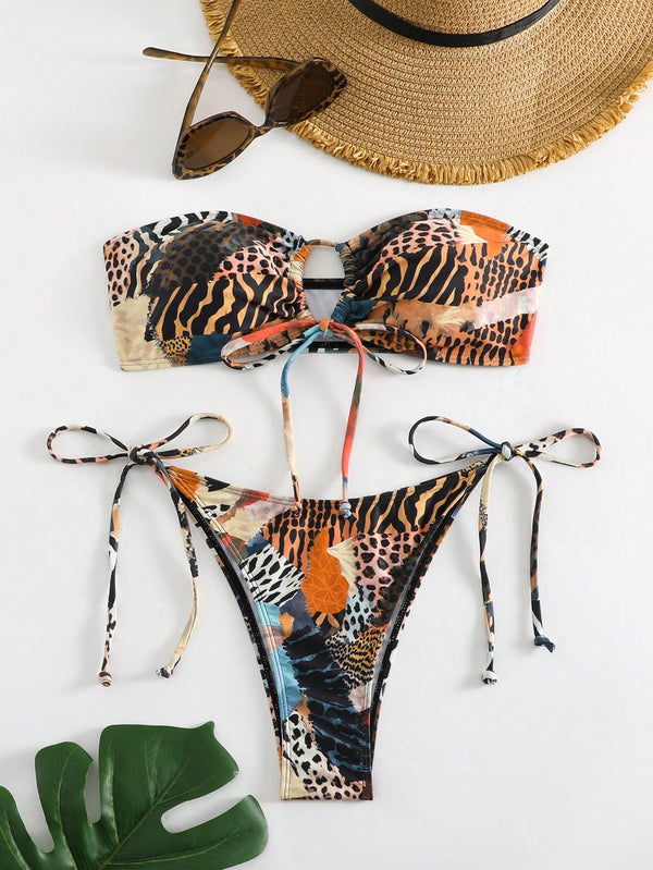 Ropa de Mujer, Ropa de Mujer, Ropa de Playa para Mujer, Sets de Bikini para Mujer, Colección de trajes de mujer, Multicolor