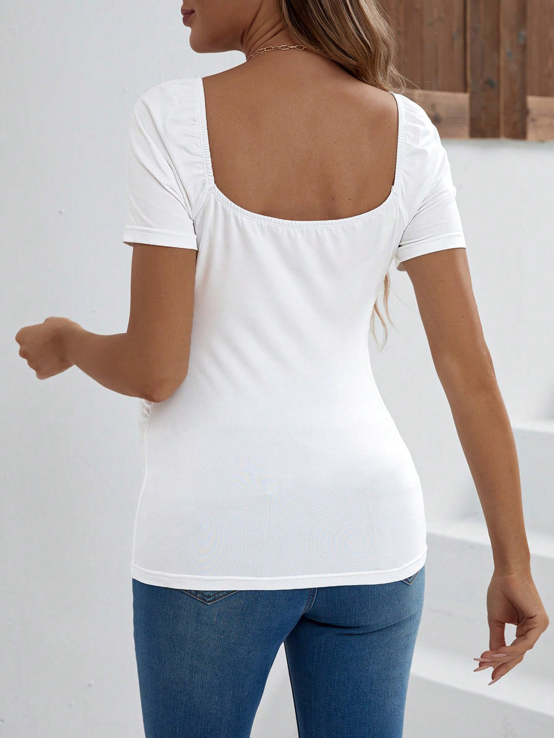 Ropa de Mujer, Ropa Premamá, Tops Premamá, Camisetas premamá, Blanco