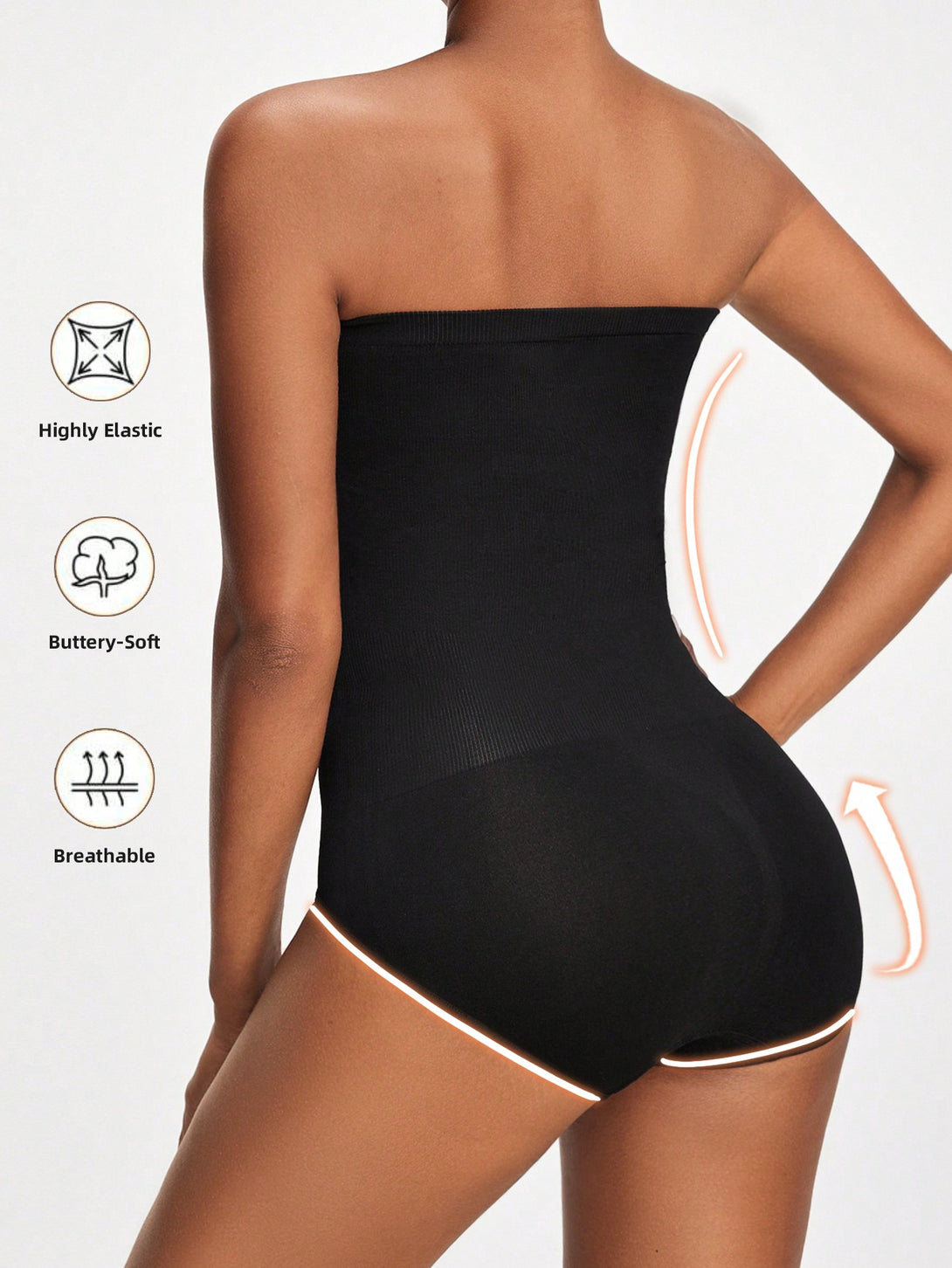 Ropa Interior y Ropa de Dormir, Shapewear para Mujer, Bodys Shapewear para Mujer, Negro