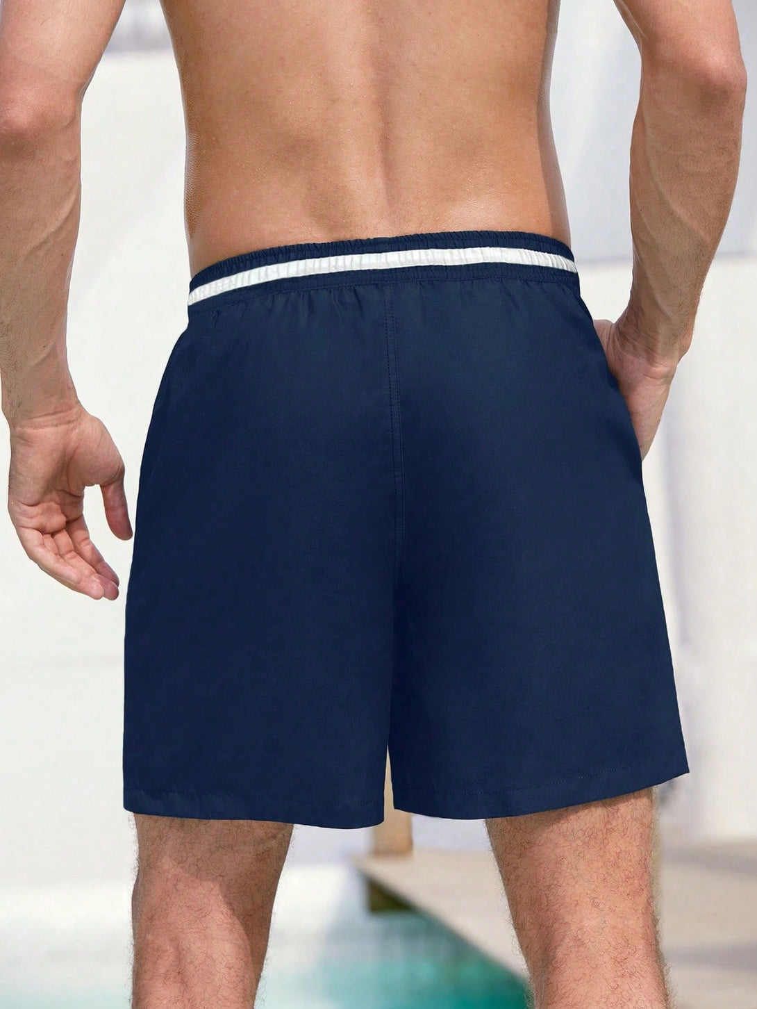 Hombres, Ropa de hombre, Bañador de hombres, Shorts de Playa para Hombre, 17145567, Azul Marino