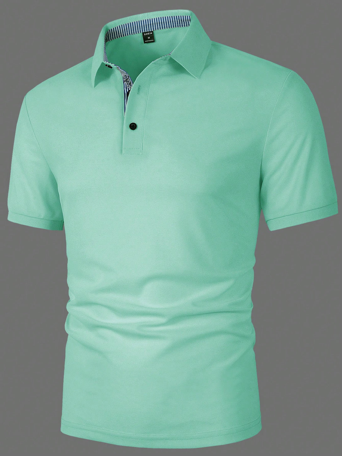 Hombres, Ropa de hombre, Tops para Hombre, Polos para Hombre, 30626869, verde menta