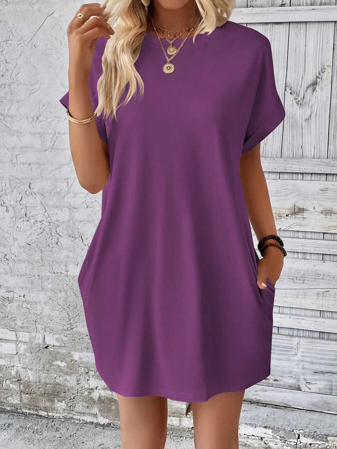 Ropa de Mujer, Ropa de Mujer, Vestidos de mujer, Vestidos cortos de mujer, Morado