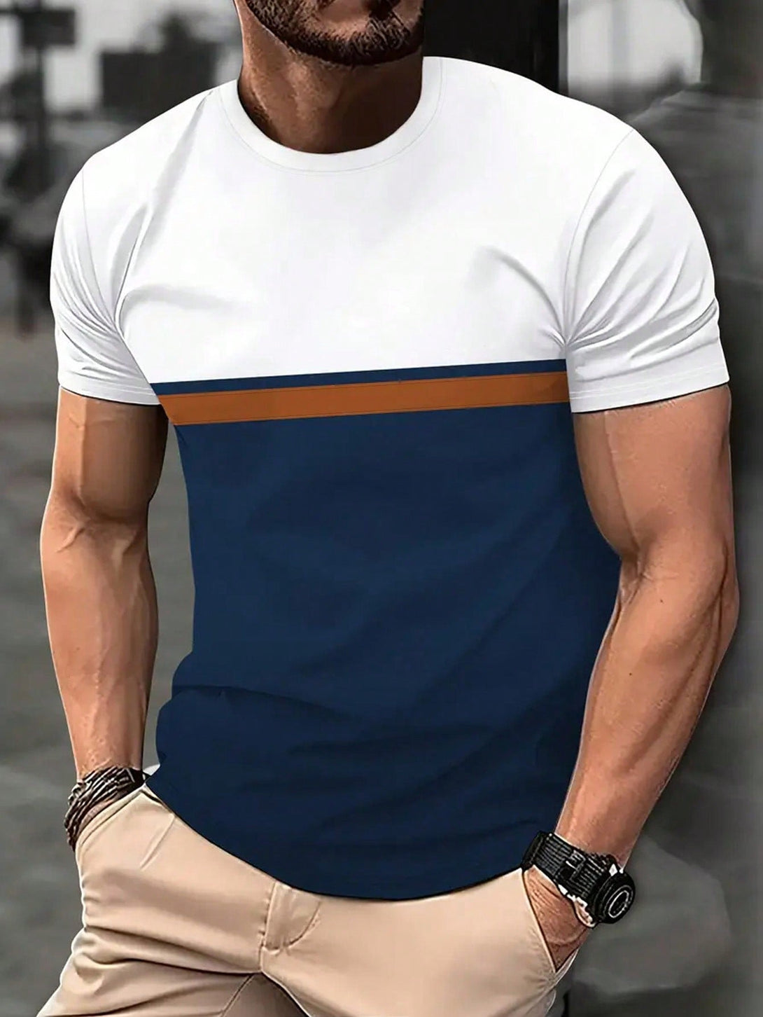 Hombres, Ropa de hombre, Tops para Hombre, Camisetas de hombre, OUTFITS LOOKBOOK, 26955758, Multicolor