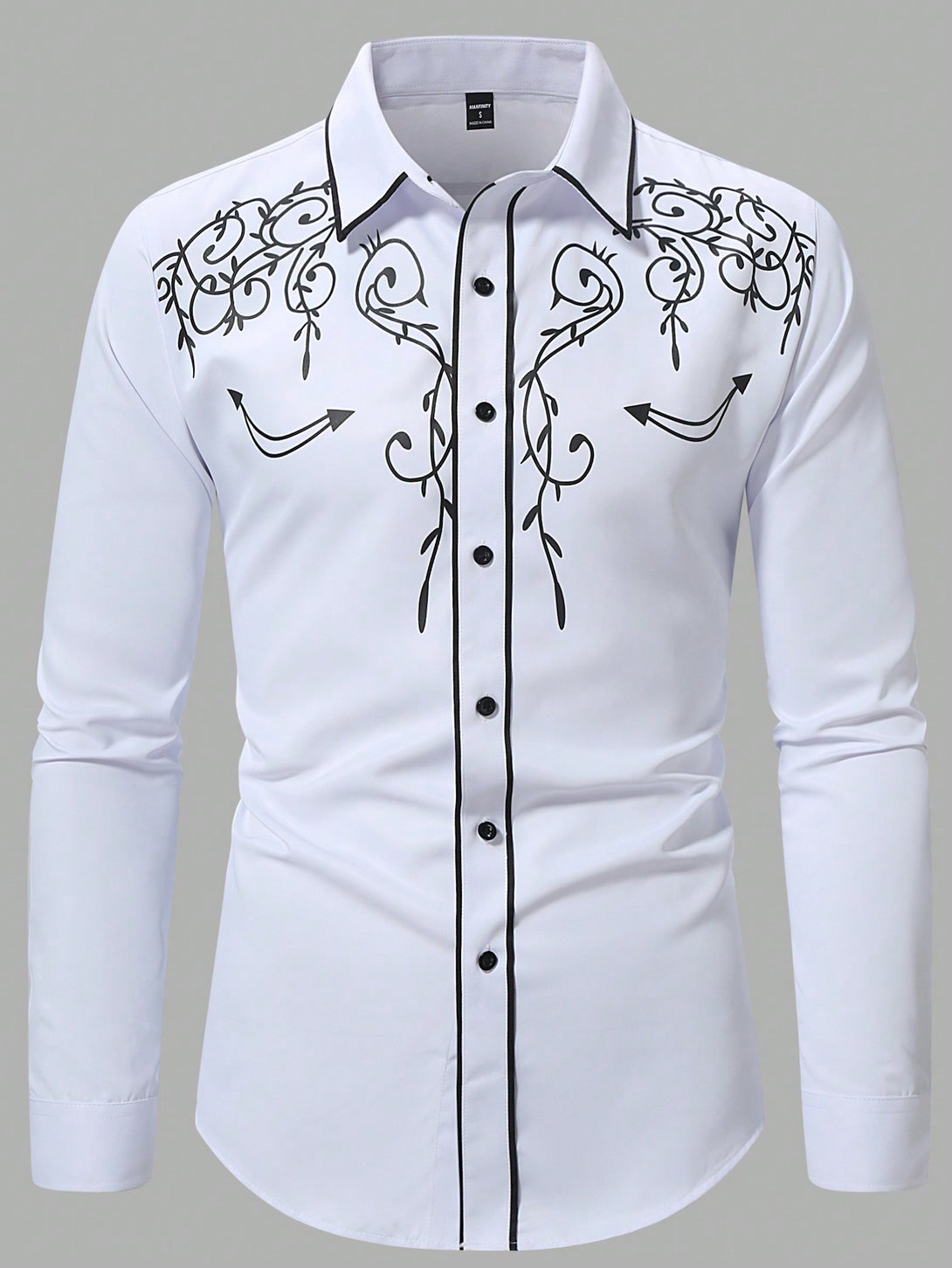 Hombres, Ropa de hombre, Tops para Hombre, Camisas  para hombre, 31094665, Blanco