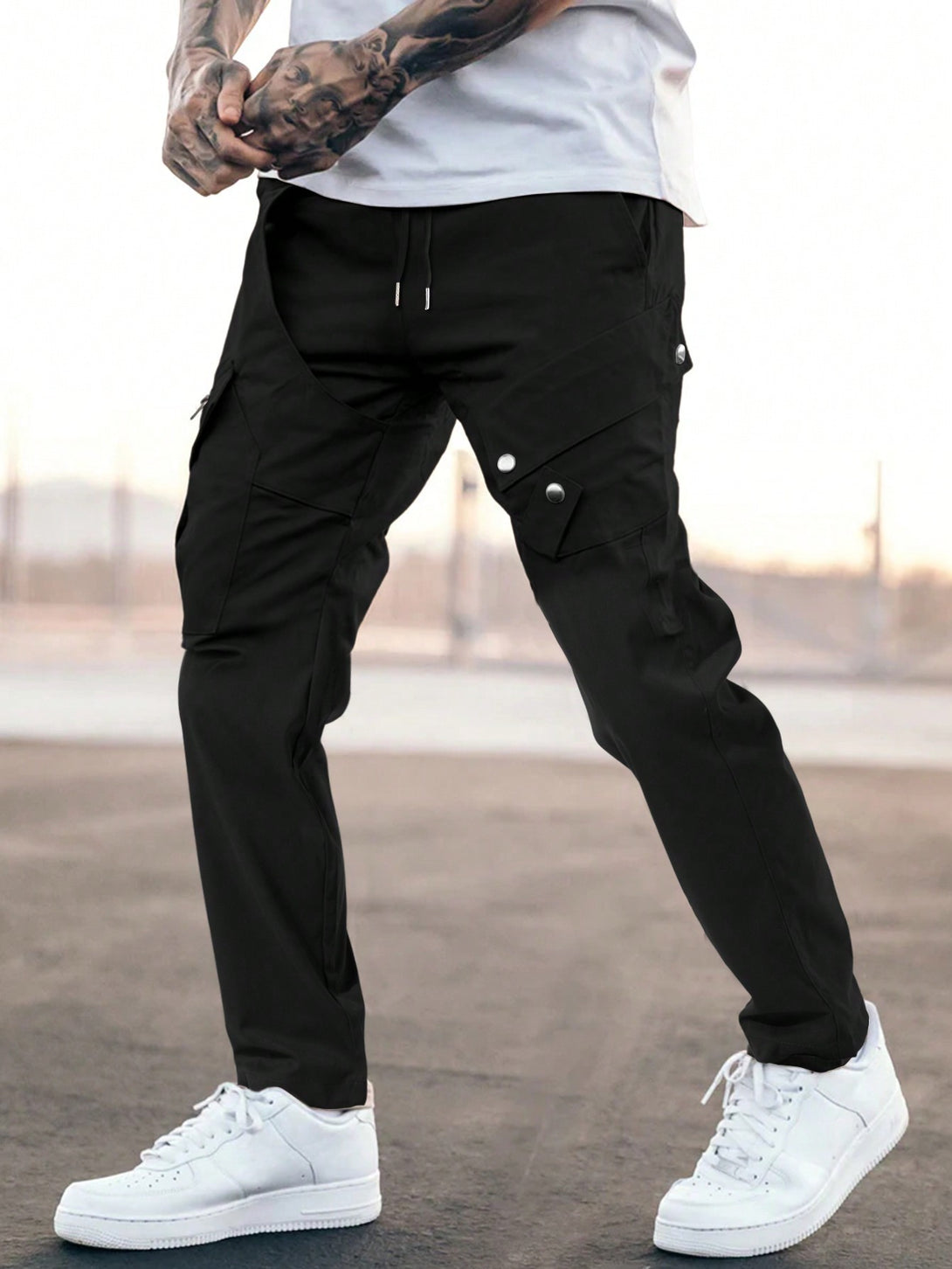 Hombres, Ropa de hombre, Bottoms de hombres, Pantalones para hombre, OUTFITS LOOKBOOK, 21127756, Negro