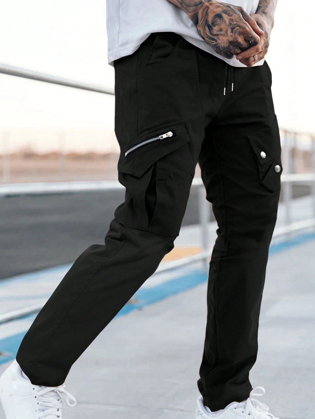 Hombres, Ropa de hombre, Bottoms de hombres, Pantalones para hombre, OUTFITS LOOKBOOK, 21127756, Negro