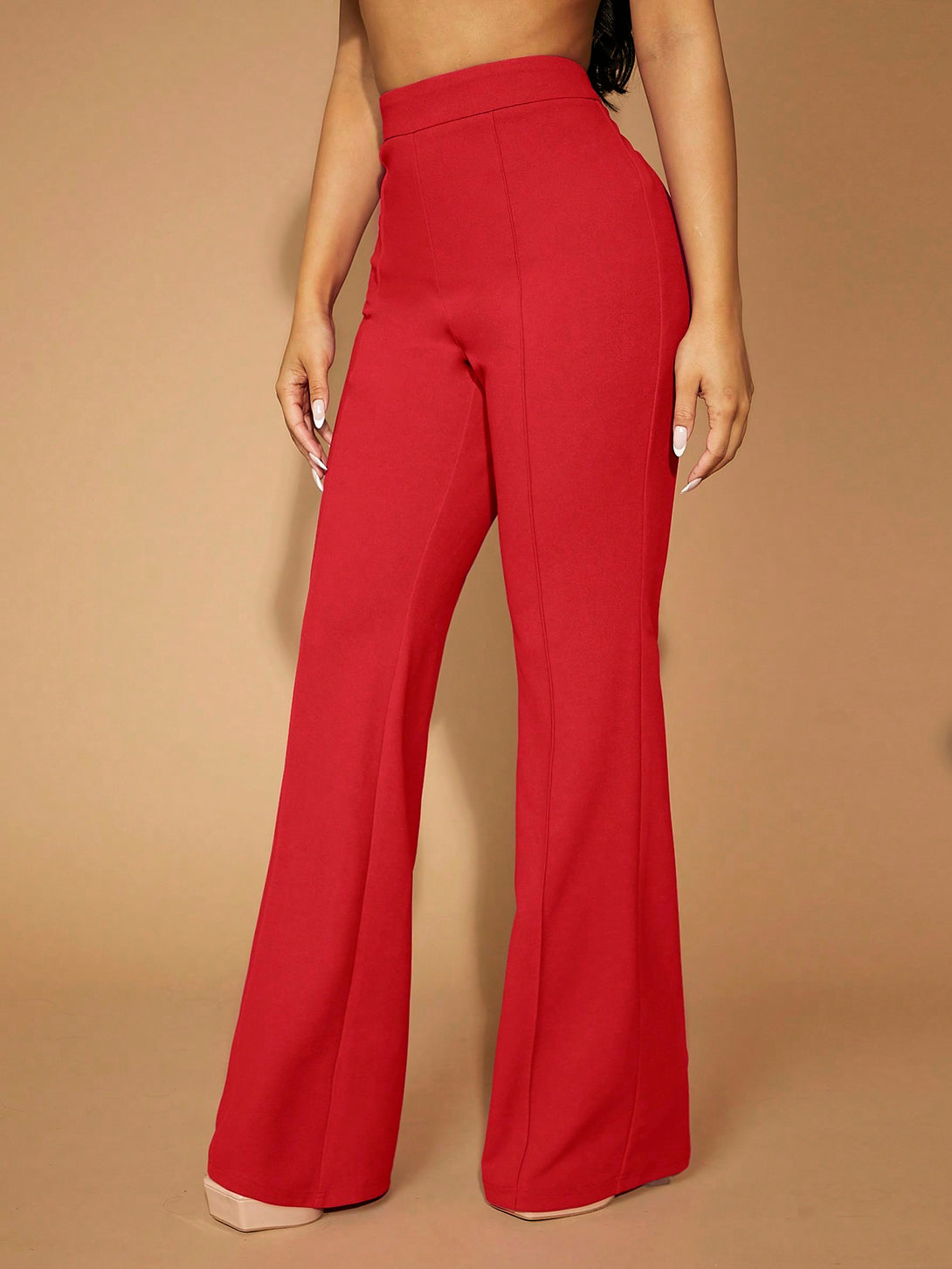 Ropa de Mujer, Ropa de Mujer, Bottoms de Mujer, Pantalones de Mujer, Colección de trajes de mujer, Rojo