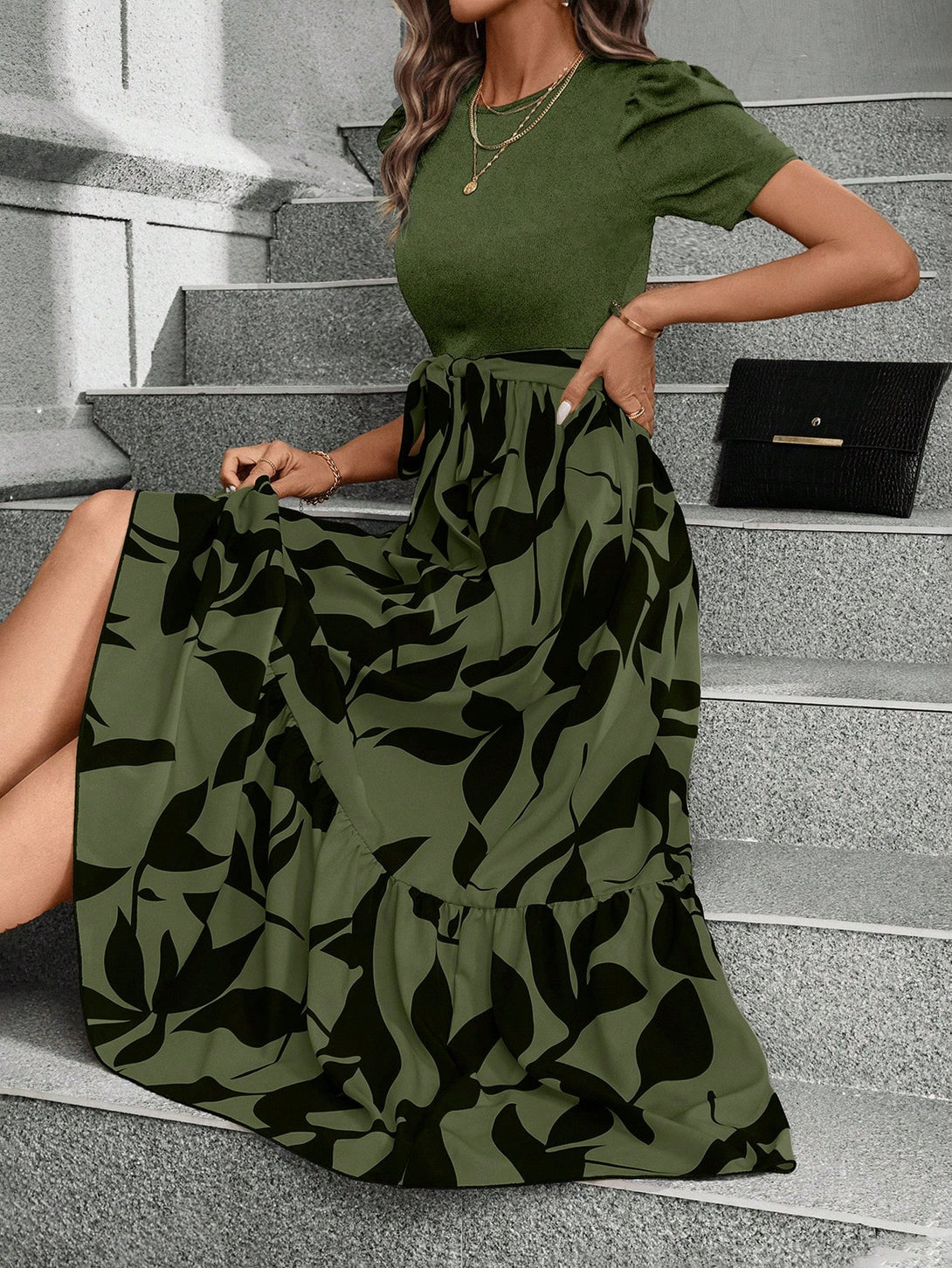 Ropa de Mujer, Ropa de Mujer, Vestidos de mujer, Vestidos largos de mujer, Verde militar