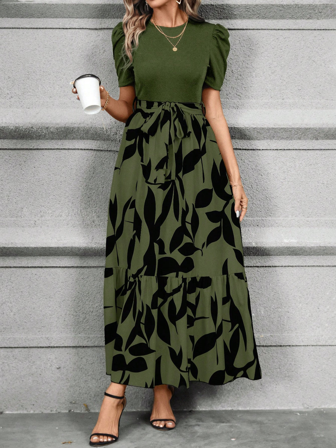 Ropa de Mujer, Ropa de Mujer, Vestidos de mujer, Vestidos largos de mujer, Verde militar