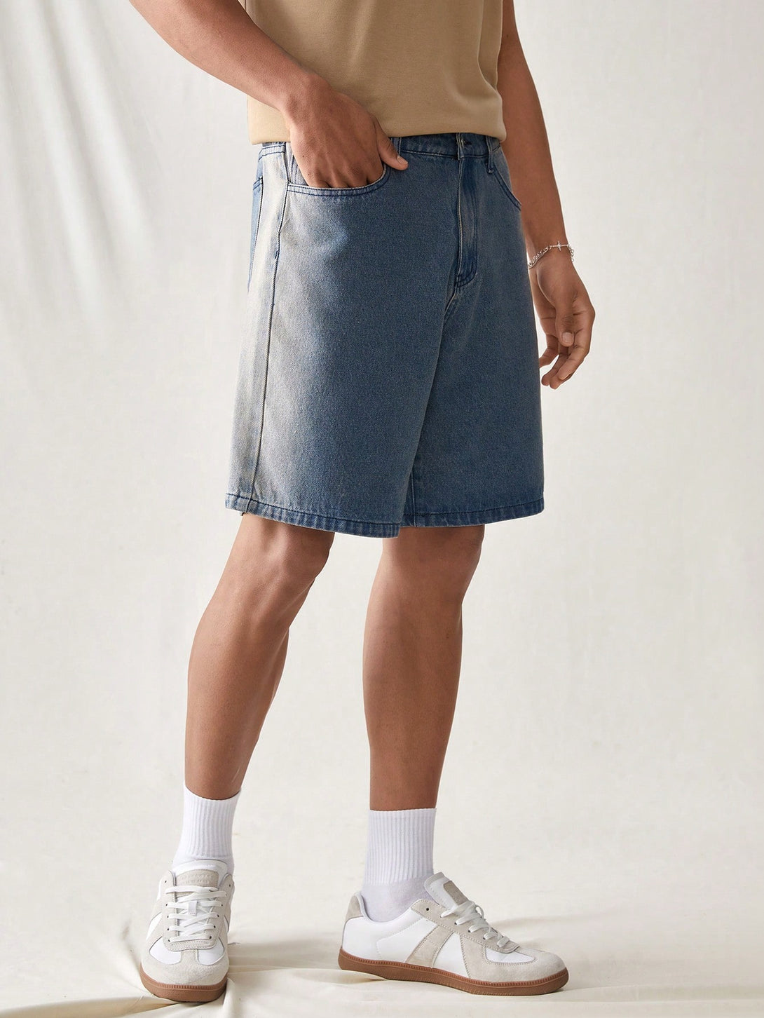 Hombres, Ropa de hombre, Mezclilla para hombre, Shorts mezclilla hombre, OUTFITS LOOKBOOK, 31320193, Azul lavado oscuro