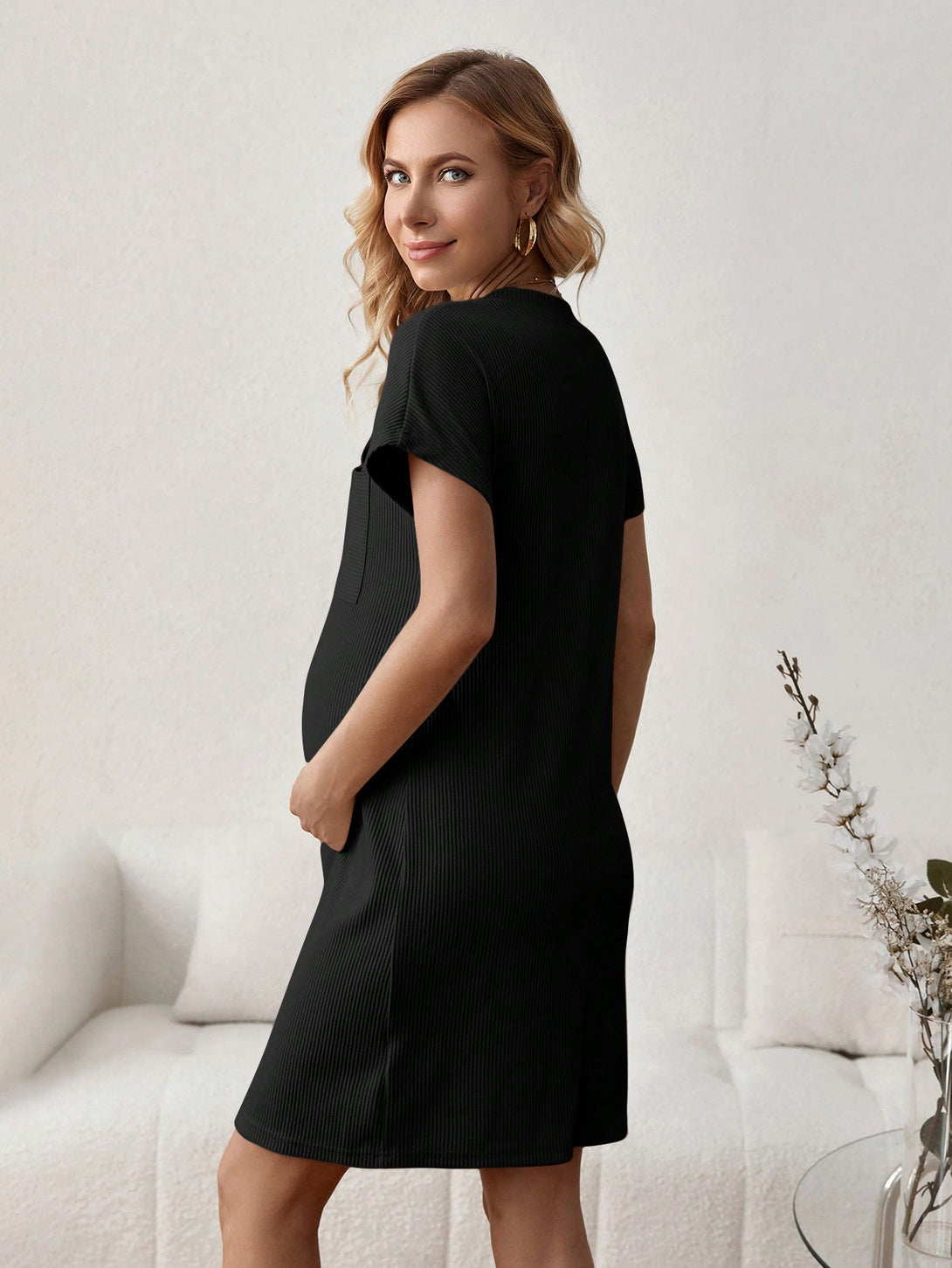 Ropa de Mujer, Ropa Premamá, Vestidos premamá, 31385186, Negro