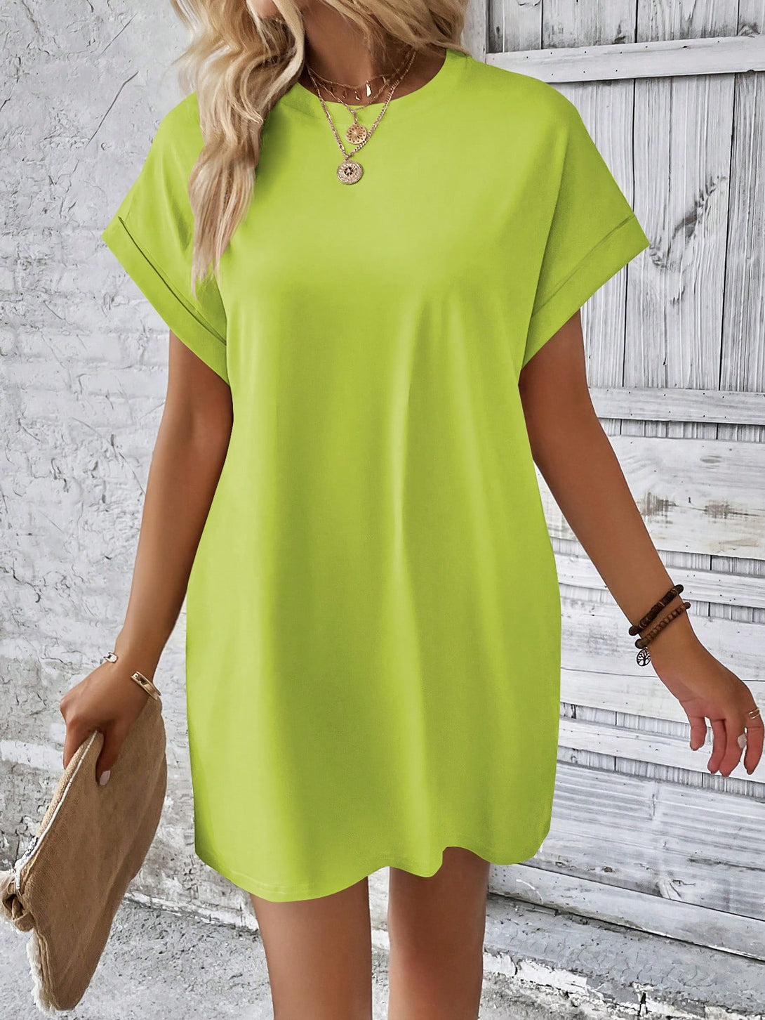 Ropa de Mujer, Ropa de Mujer, Vestidos de mujer, Vestidos cortos de mujer, Verde Lima