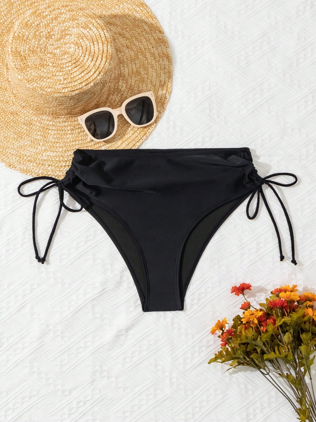 Ropa de Mujer, Ropa de Playa para Mujer, Women Bikini Bottoms, 31580698, Negro
