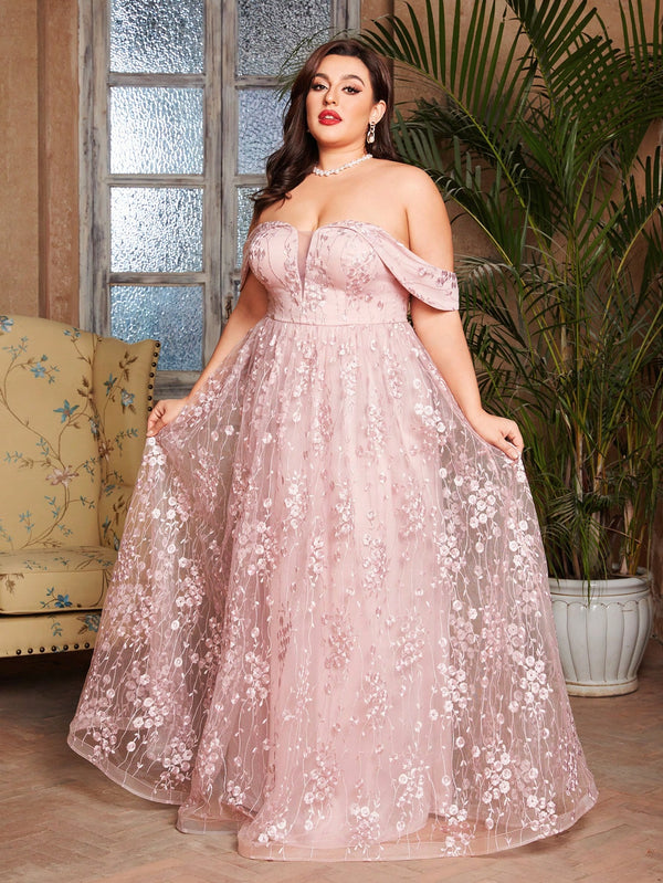 Ropa de Mujer, Bodas & Eventos, Boda Mujer Plus, Vestidos de Dama de Honor en Tallas Grandes, Colección de trajes de mujer, Rosa