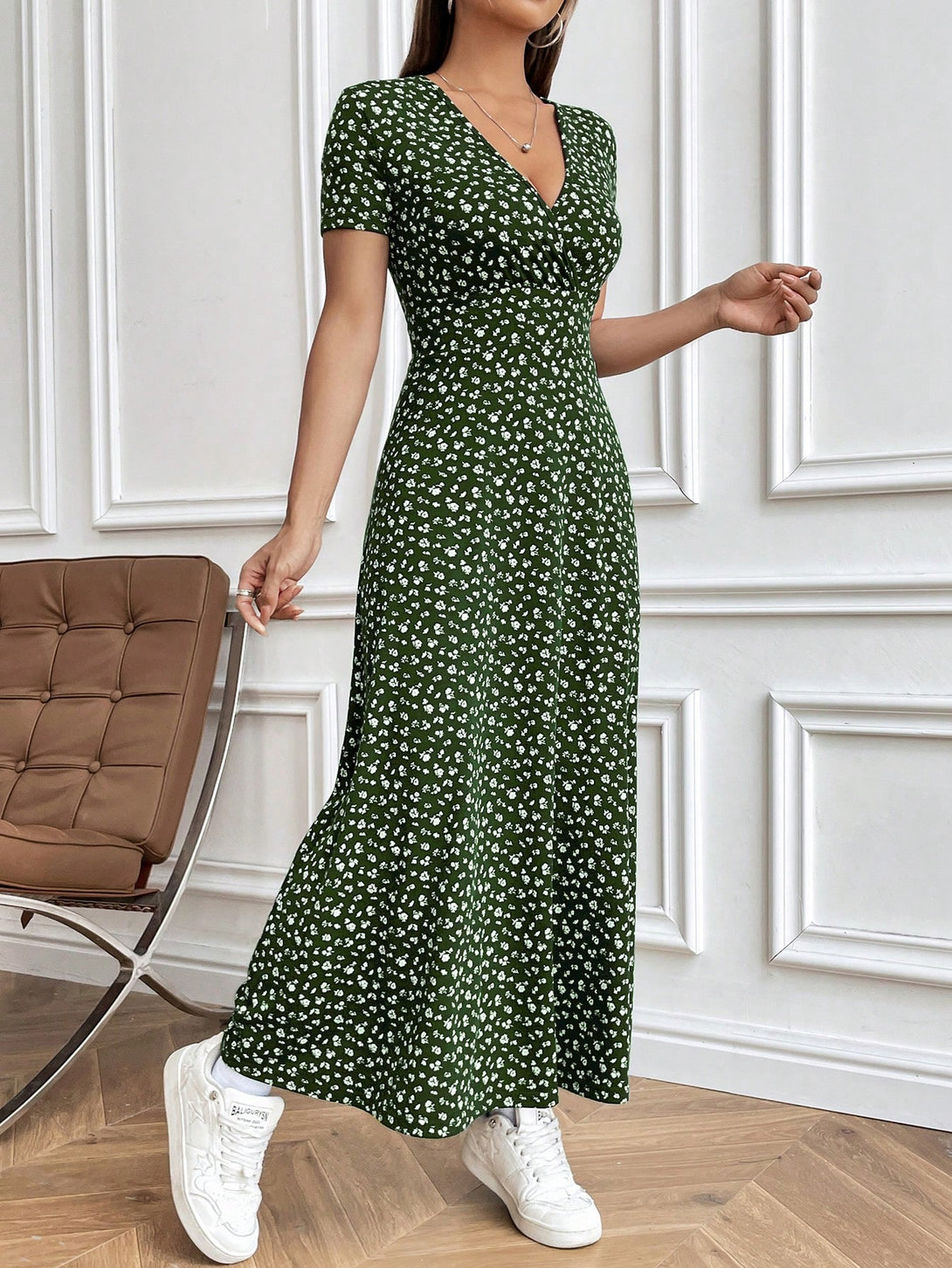 Ropa de Mujer, Ropa de Mujer, Vestidos de mujer, Vestidos largos de mujer, Colección de trajes de mujer, Verde