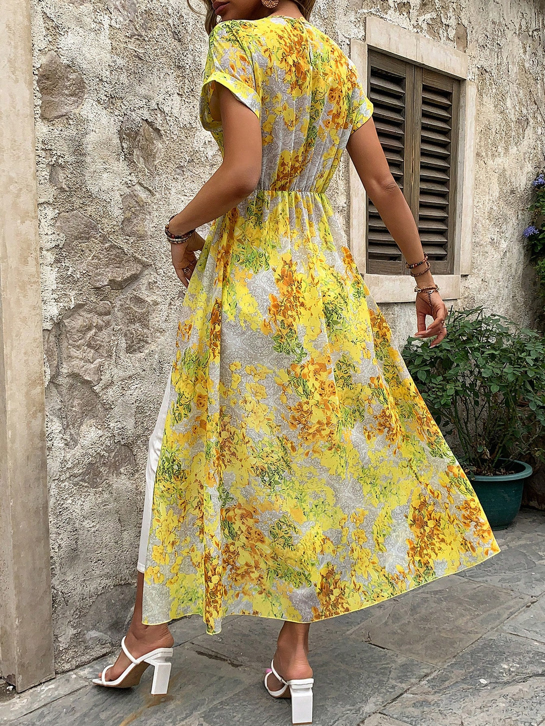 Ropa de Mujer, Ropa de Mujer, Tops & Blusas & Camisetas de Mujer, Blusas de Mujer, Colección de trajes de mujer, Amarillo