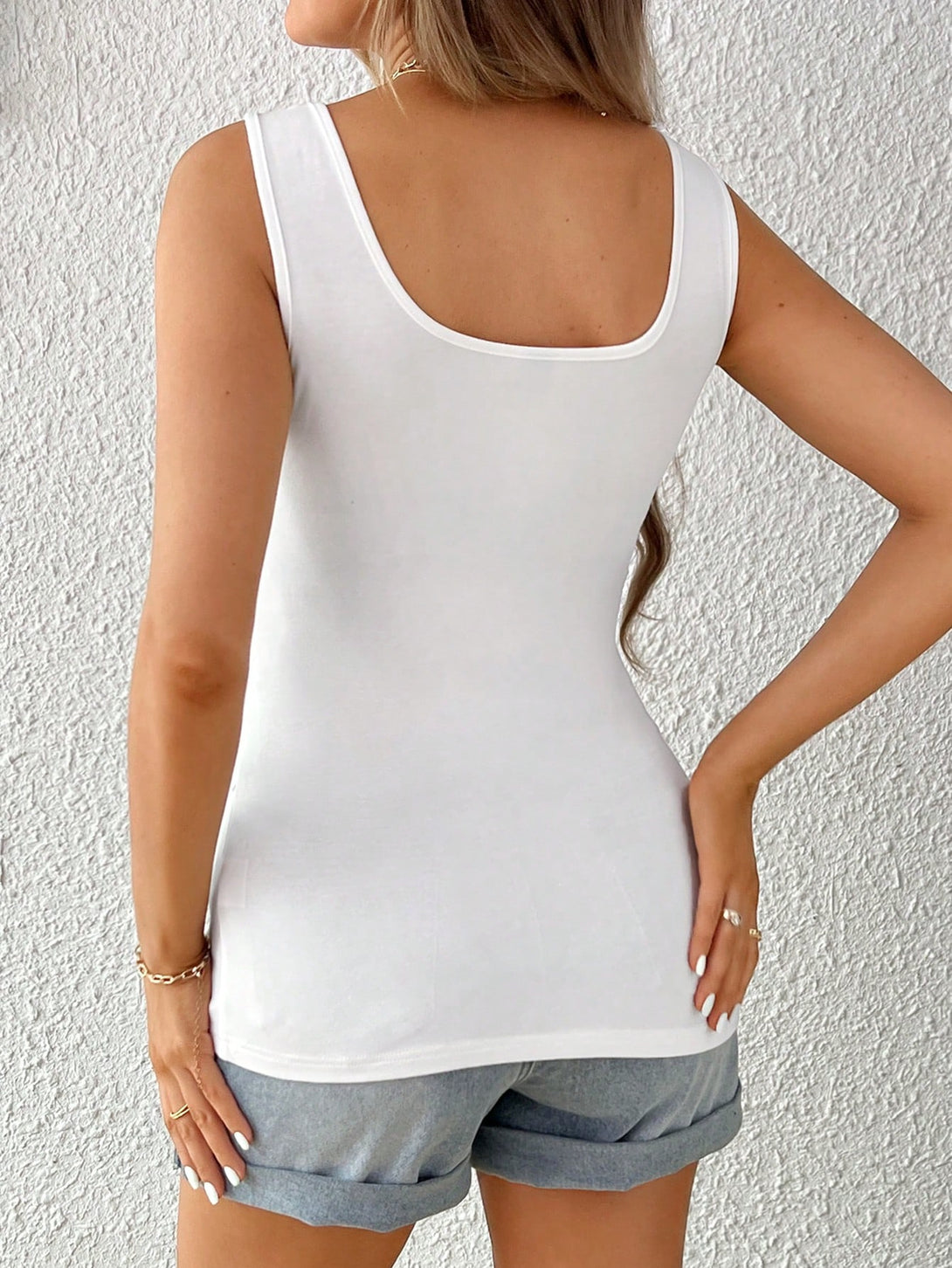 Ropa de Mujer, Ropa Premamá, Tops Premamá, Tank & Camis premamá, Blanco