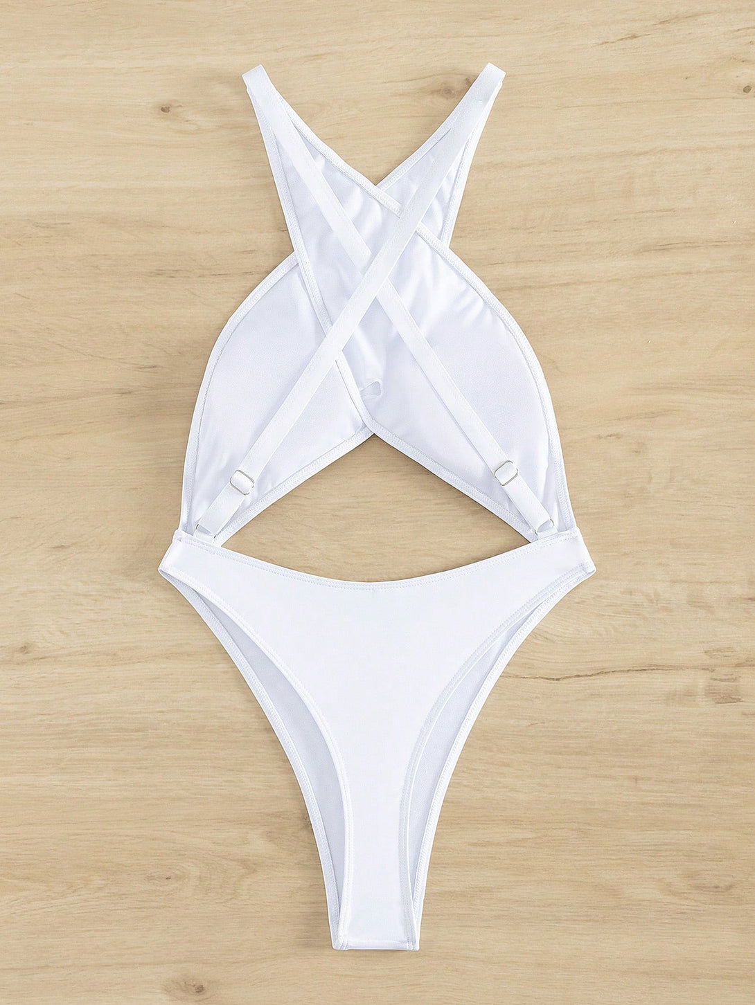 Ropa de Mujer, Ropa de Playa para Mujer, Bañadores de una pieza para Mujer, 31986621, Blanco