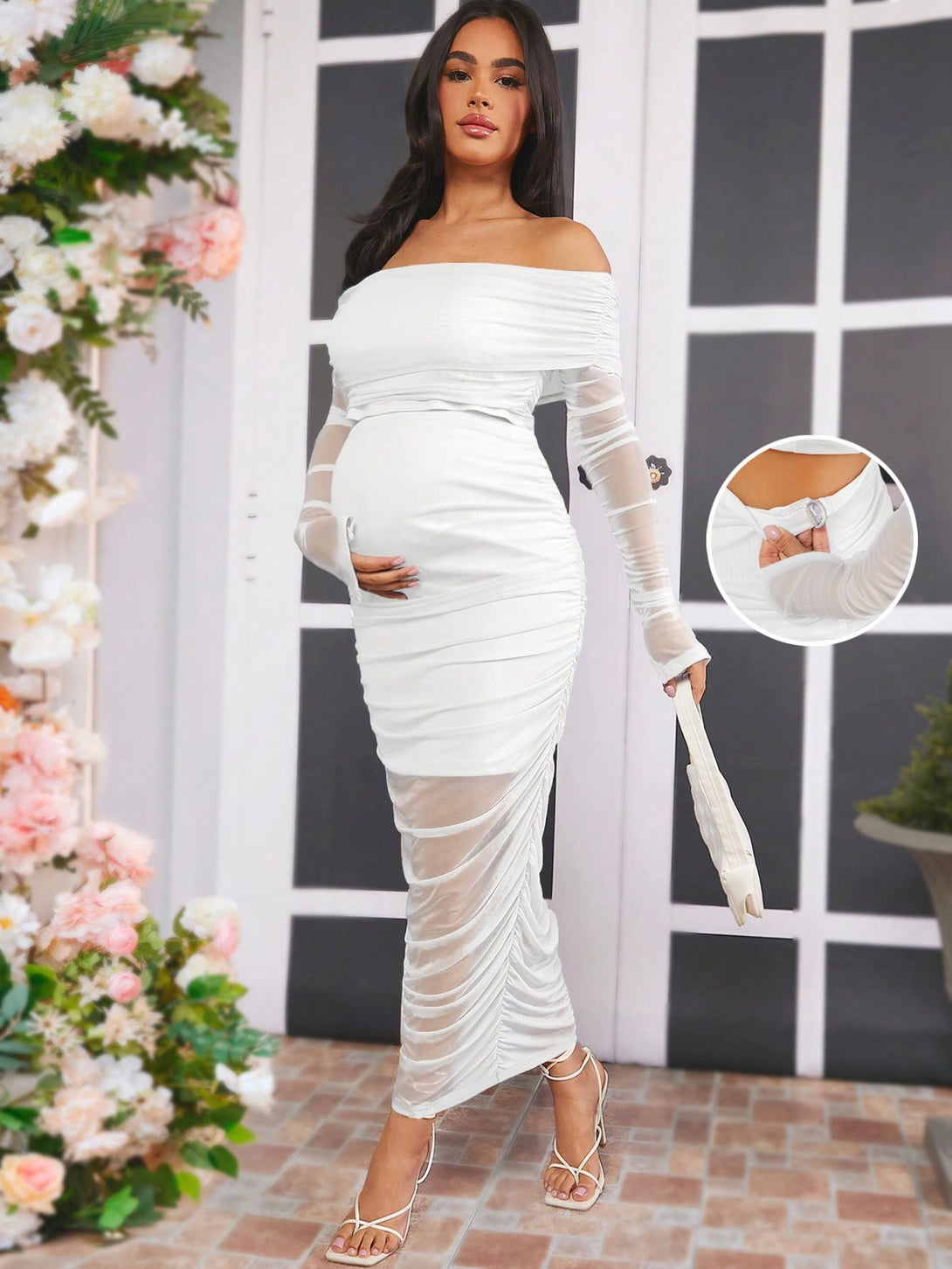 Ropa de Mujer, Ropa Premamá, Conjunto premamá, Blanco