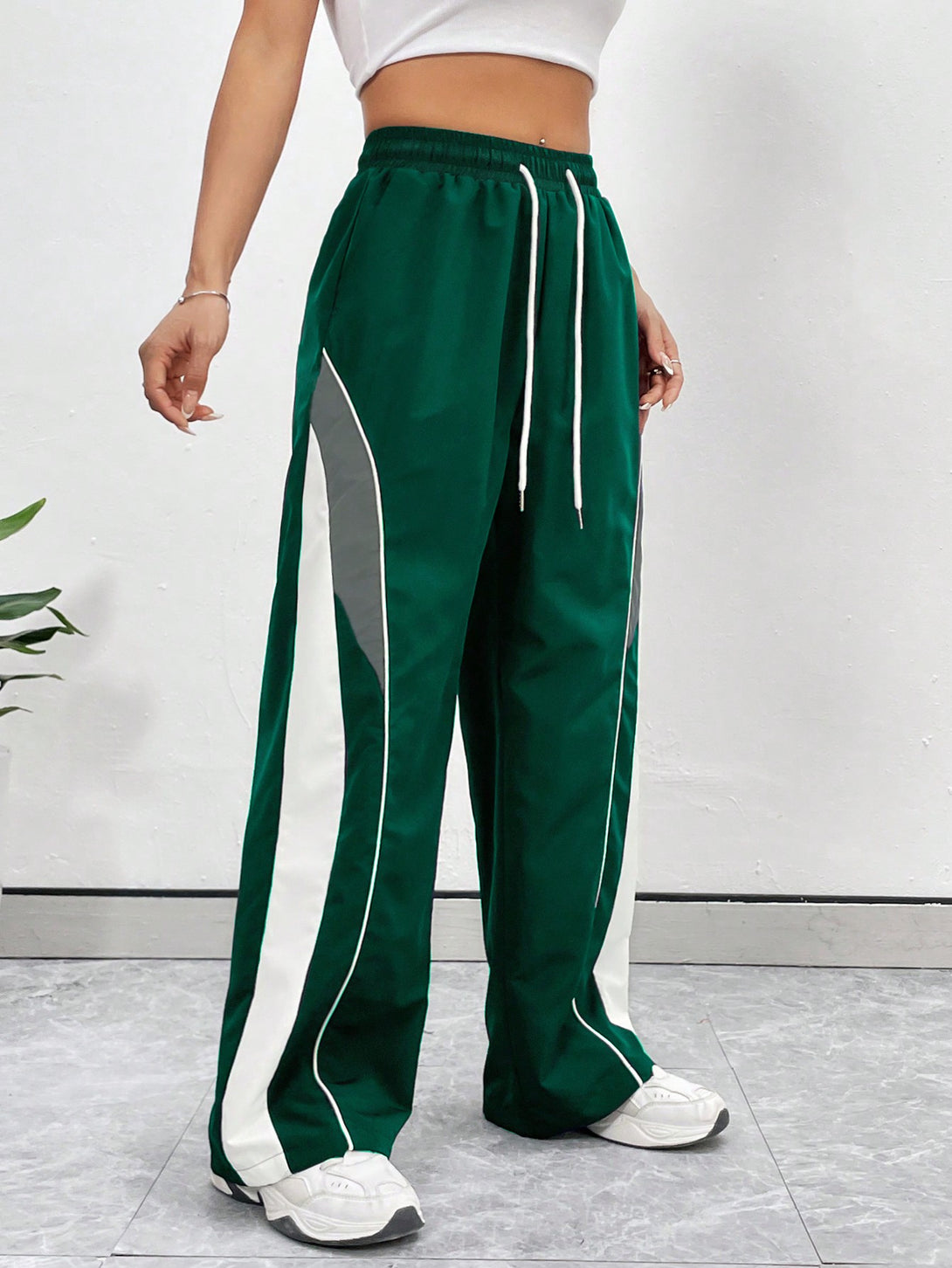 Ropa de Mujer, Ropa de Mujer, Bottoms de Mujer, Pantalones de Mujer, Colección de trajes de mujer, Verde