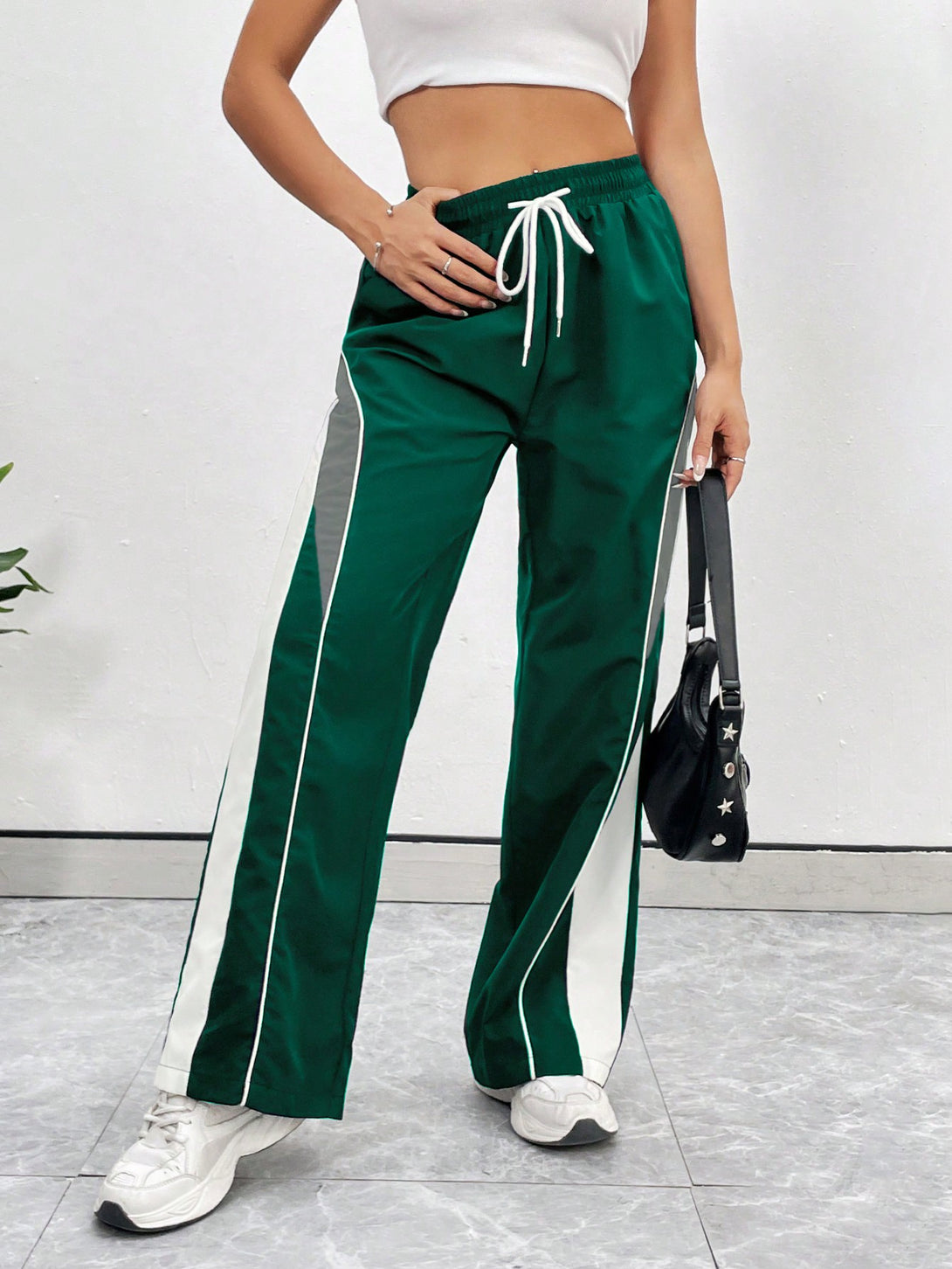 Ropa de Mujer, Ropa de Mujer, Bottoms de Mujer, Pantalones de Mujer, Colección de trajes de mujer, Verde