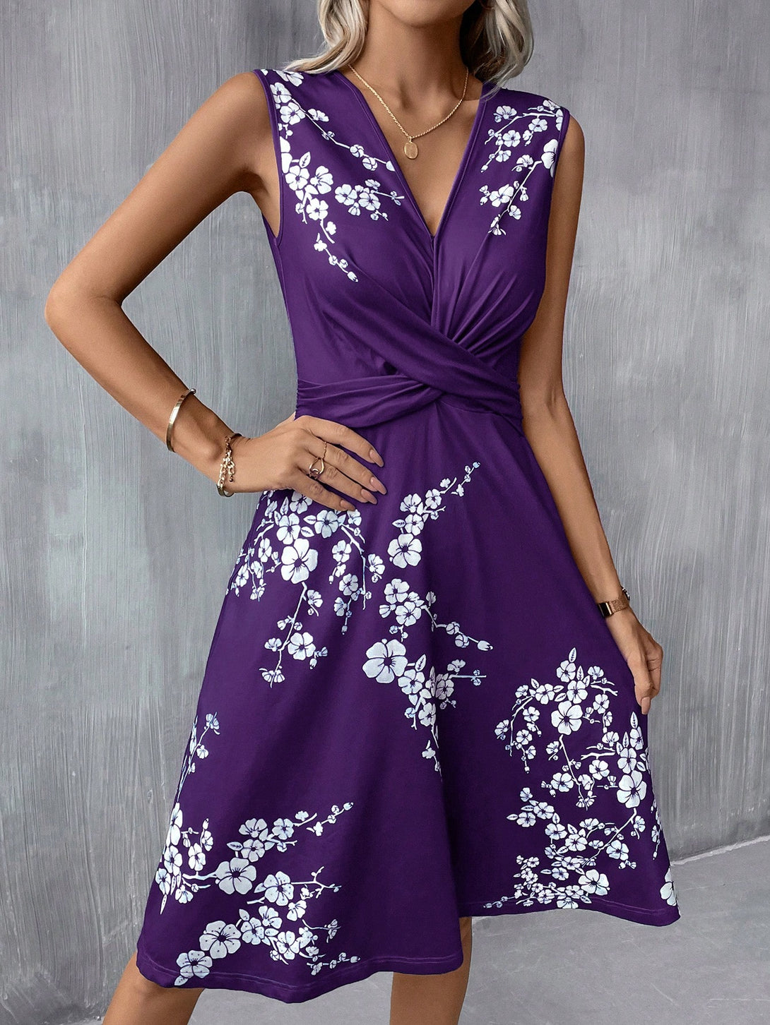 Ropa de Mujer, Ropa de Mujer, Vestidos de mujer, Vestidos midi para mujer, Morado