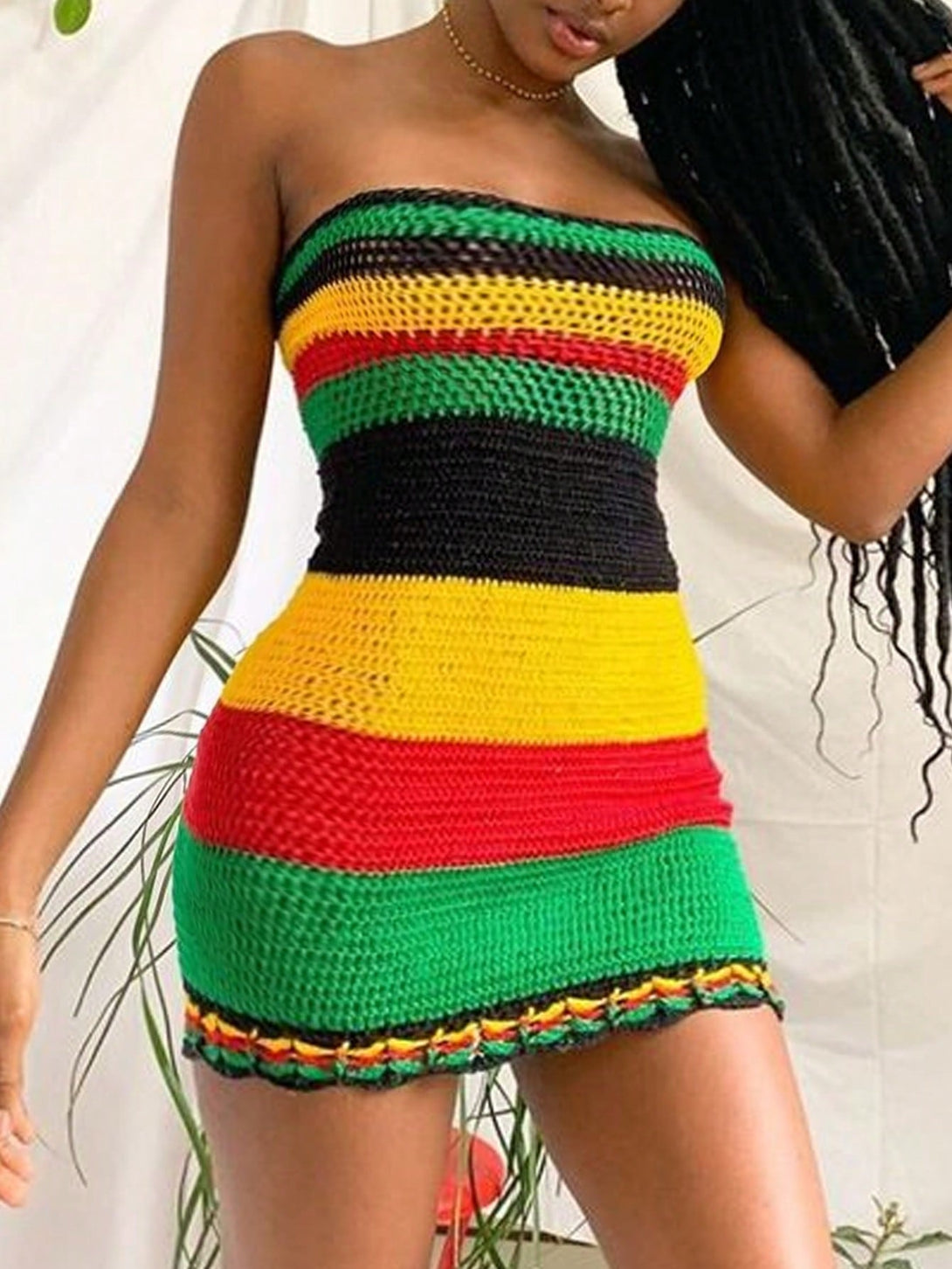 Ropa de Mujer, Tejido de Punto de Mujer, Vestidos de Jersey para Mujer, Conjuntos a Juego, 31653913, Multicolor