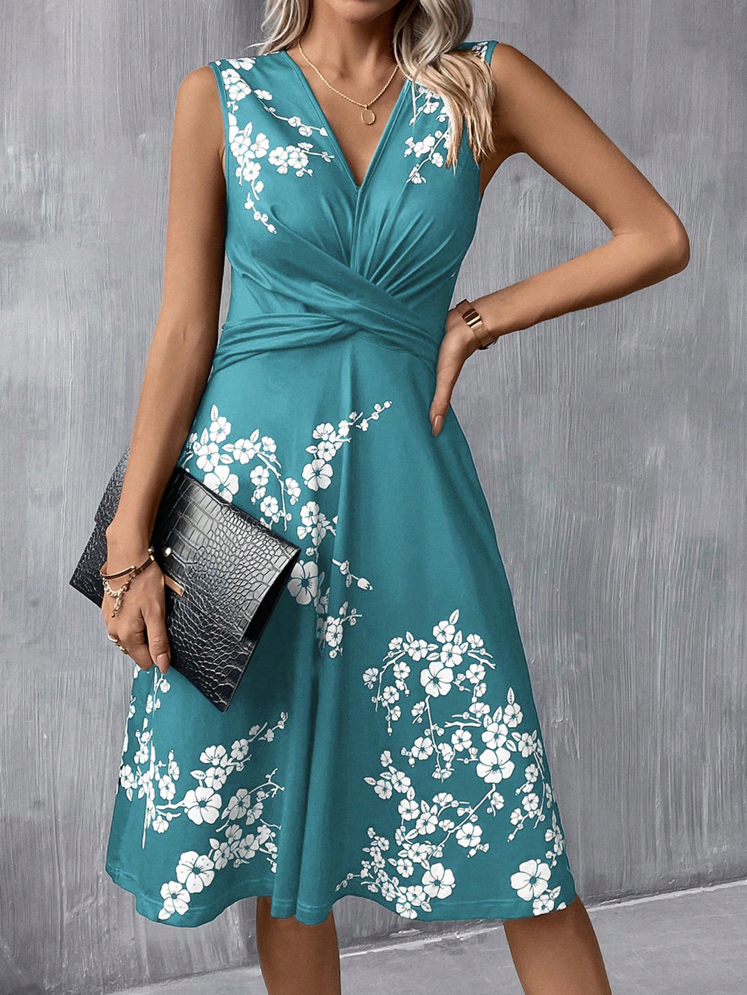 Ropa de Mujer, Ropa de Mujer, Vestidos de mujer, Vestidos midi para mujer, Azul menta