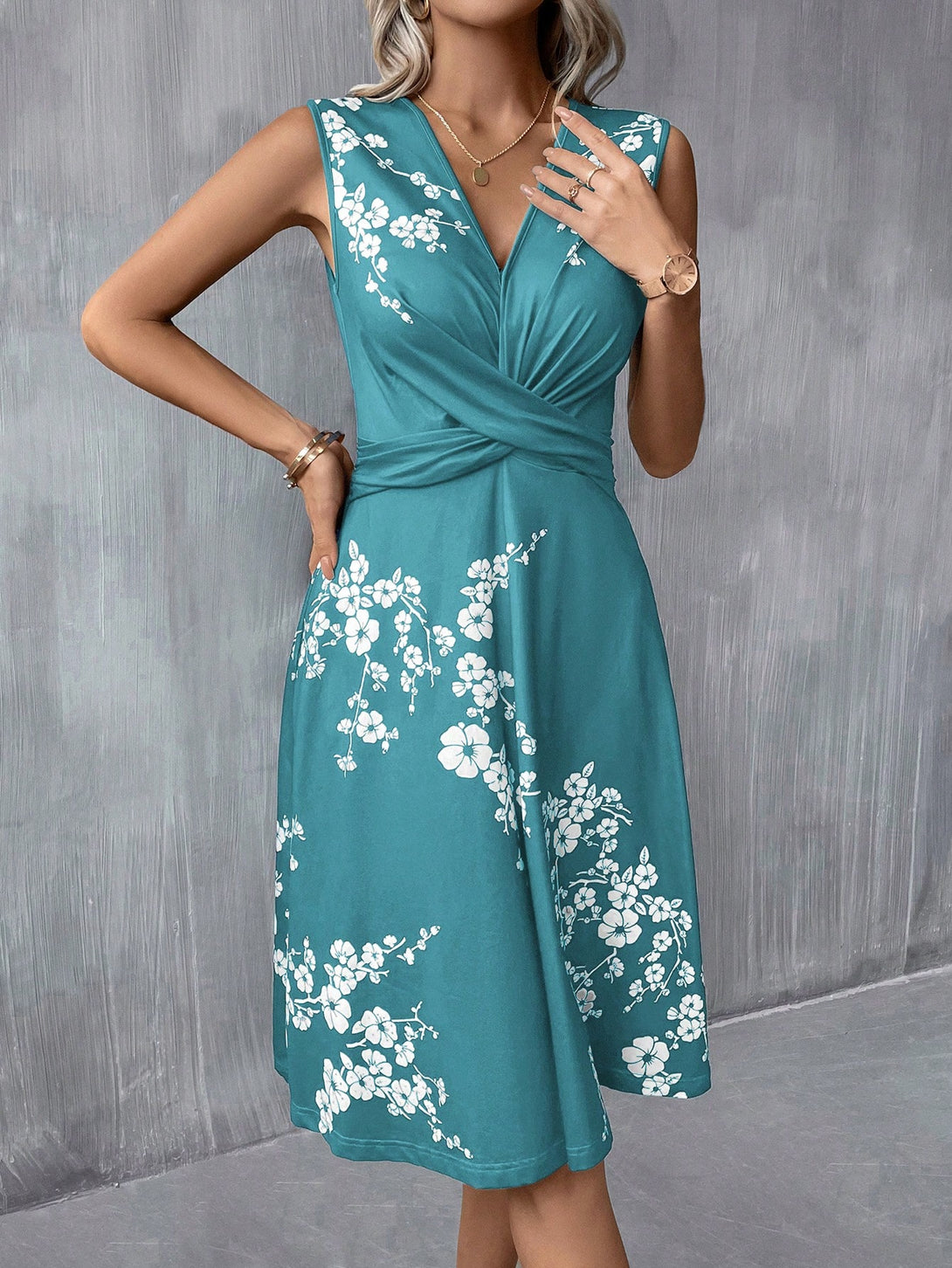 Ropa de Mujer, Ropa de Mujer, Vestidos de mujer, Vestidos midi para mujer, Azul menta