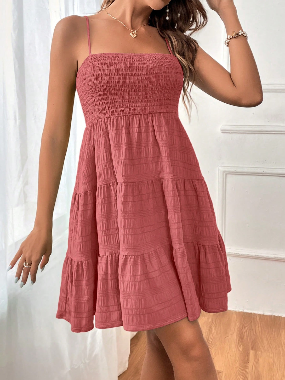 Ropa de Mujer, Ropa de Mujer, Vestidos de mujer, Vestidos cortos de mujer, Rosa Oxidada