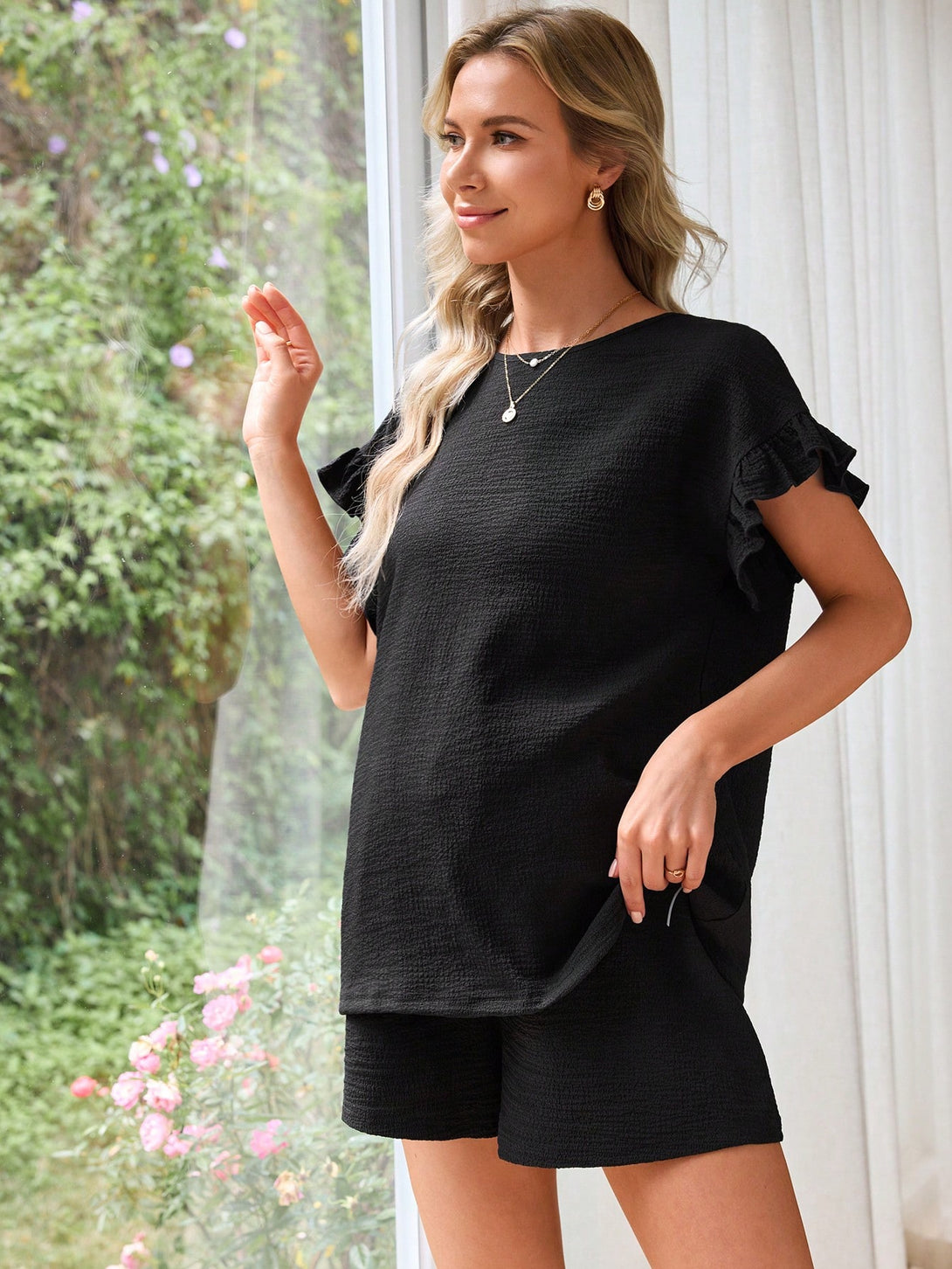 Ropa de Mujer, Ropa Premamá, Conjunto premamá, Negro