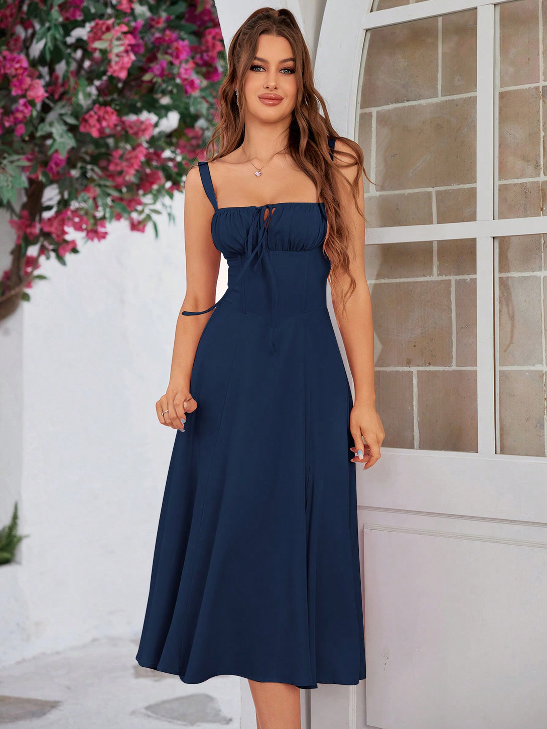 Ropa de Mujer, Ropa de Mujer, Vestidos de mujer, Vestidos largos de mujer, Azul Marino