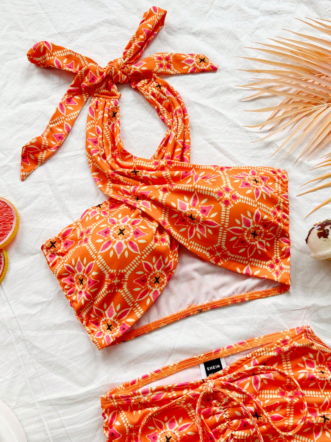 Ropa de Mujer, Conjunto para Mujer, Ropa Dos piezas para Mujer, 32567061, Naranja