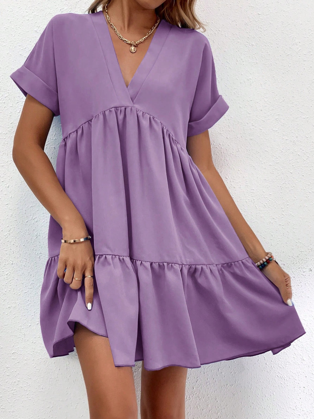 Ropa de Mujer, Ropa de Mujer, Vestidos de mujer, Vestidos cortos de mujer, Morado