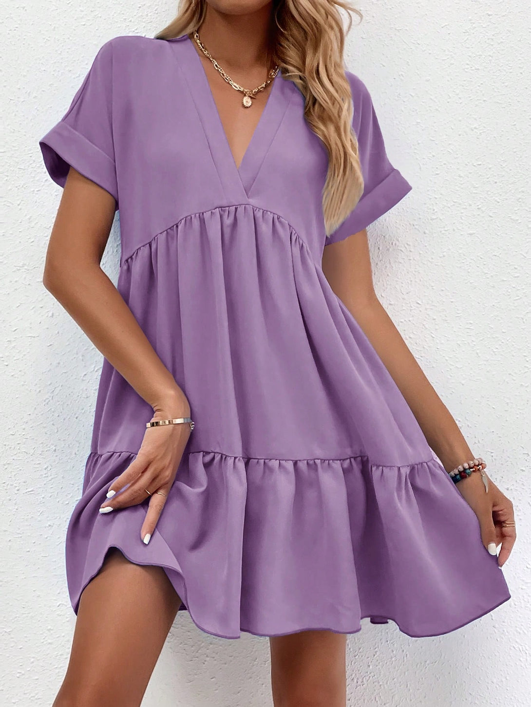 Ropa de Mujer, Ropa de Mujer, Vestidos de mujer, Vestidos cortos de mujer, Morado