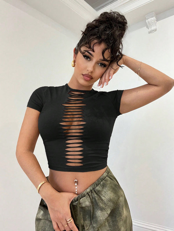 Ropa de Mujer, Tops & Blusas & Camisetas de Mujer, Camisetas de Mujer, OUTFITS LOOKBOOK, 33327734, Negro