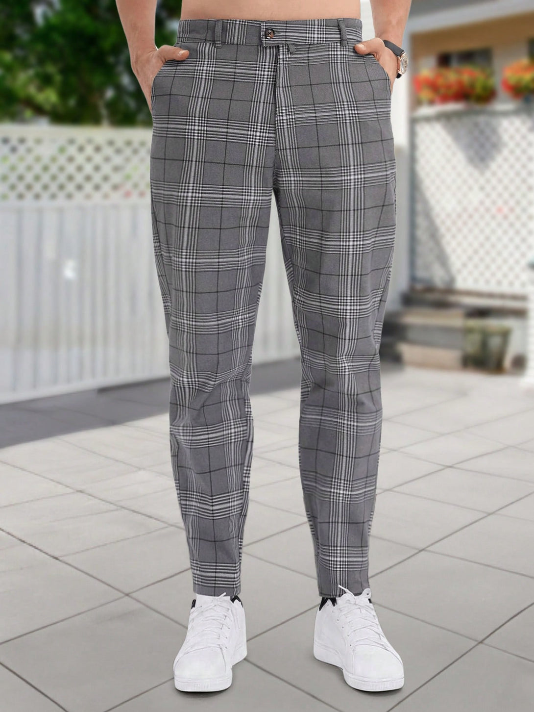 Hombres, Ropa de hombre, Trajes & Piezas separadas para Hombres, pantalones de traje de hombre, 10376027, Gris