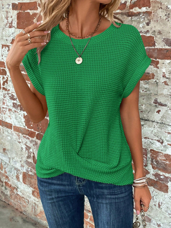 Ropa de Mujer, Tops & Blusas & Camisetas de Mujer, Camisetas de Mujer, Colección de trajes de mujer, 33522295, Verde